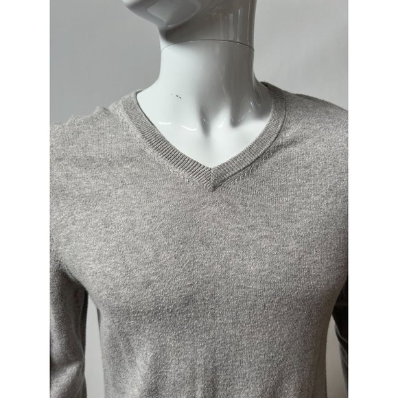 Jack Threads V Neck Sweater  SZ M Grey   90% Cotton, 10% Cashmere - Picture 5 of 16